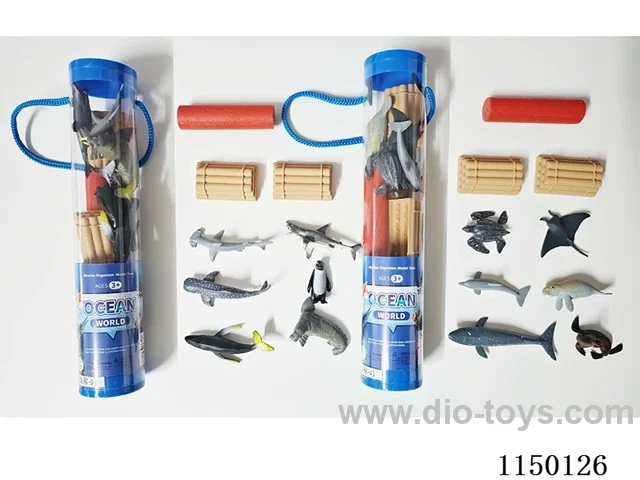 Solid Sea Animals Set (2 Mixed)