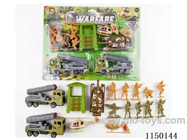 2 Military pull back Missile Vehicle Set