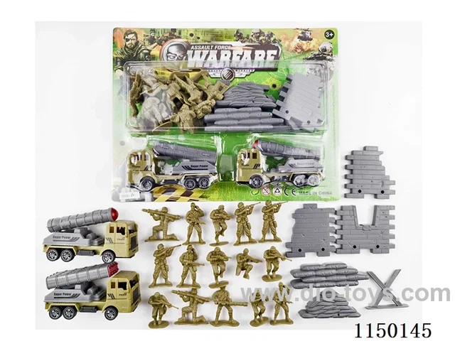 2 Military pull back Missile Vehicle Set