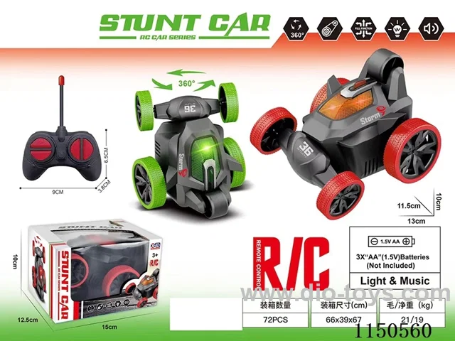 rc stunt car with music