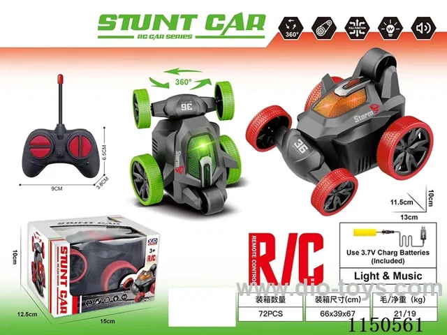 rc stunt car with music included battery+USB