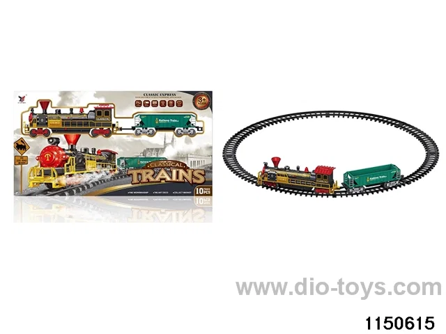 Electric track with light train sound