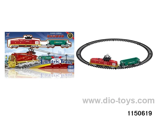 Electric track with light train sound