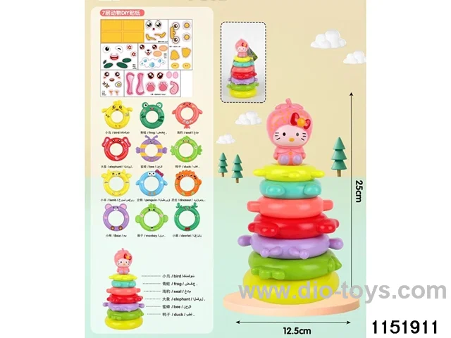 DIY 7 Layers Rainbow Circle