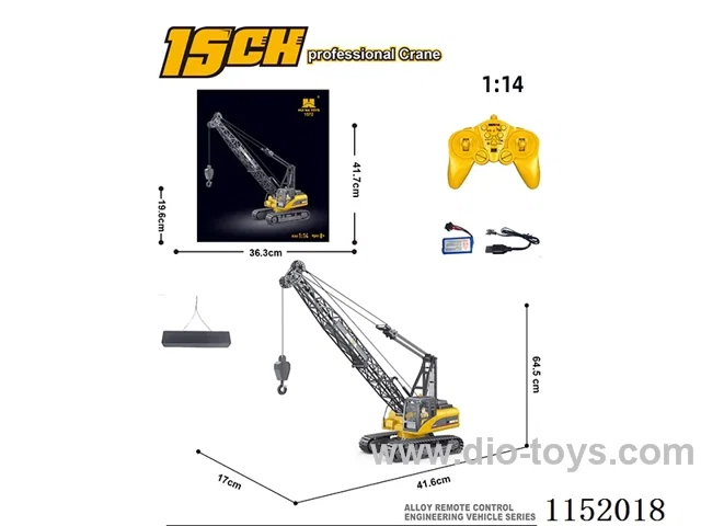 1:14 15ch rc alloy Crane Tower Trucks