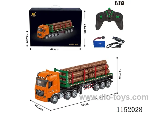 1:18 9ch rc alloy Timber transporter
