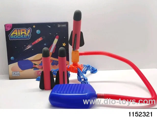 Foot mounted rocket set