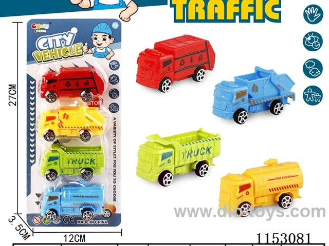 pull back car set 4PCS