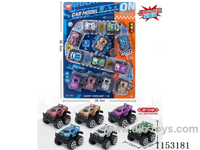 2 models of 6 colours pull back buggy (metallic) 12PCS