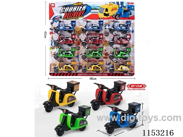 pull back motorcycle12PCS