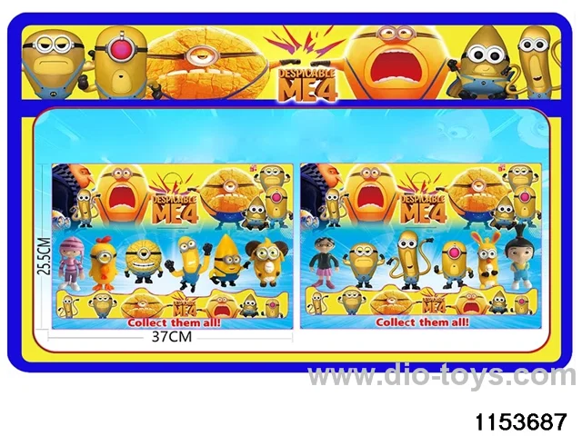 3 inch Sneaky Peek-a-boo Figurine Set