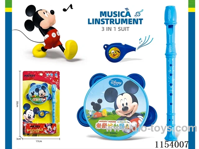 3-in-1 instrument set. - Mickey