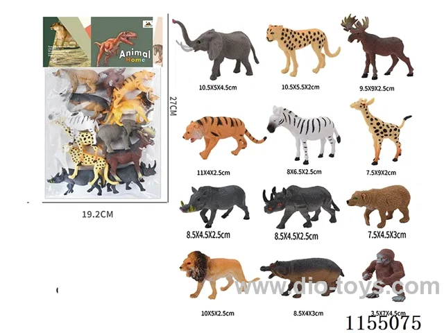5’ Animal 12pcs