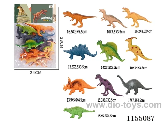 6’ Dinosaurs 10pcs