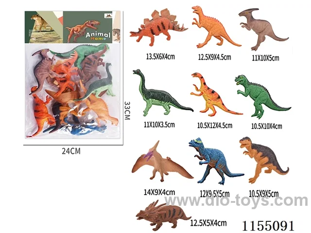 6’ Dinosaur 10pc