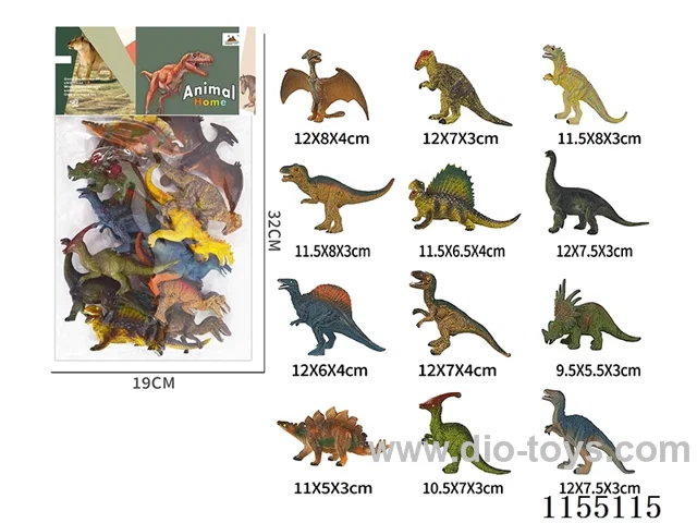 5’ Dinosaur 12pcs