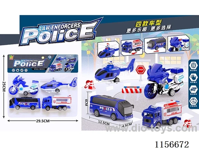 pull back car set 4PCS