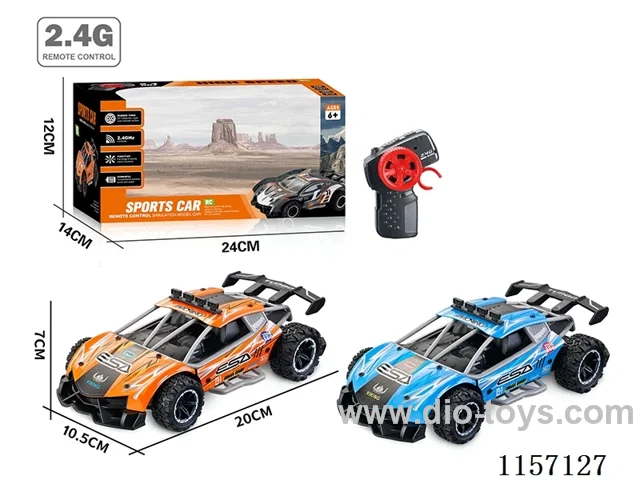 1:24 2.4G rc alloy car not included battery