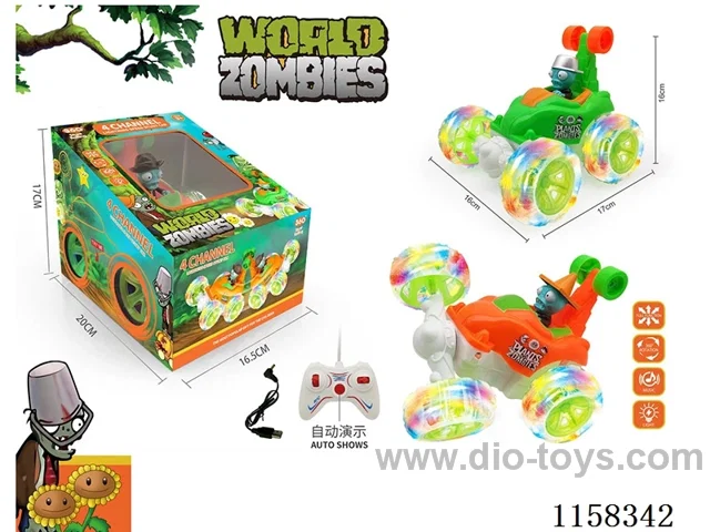 5ch Zombies with doll + auto demo stunt dump car