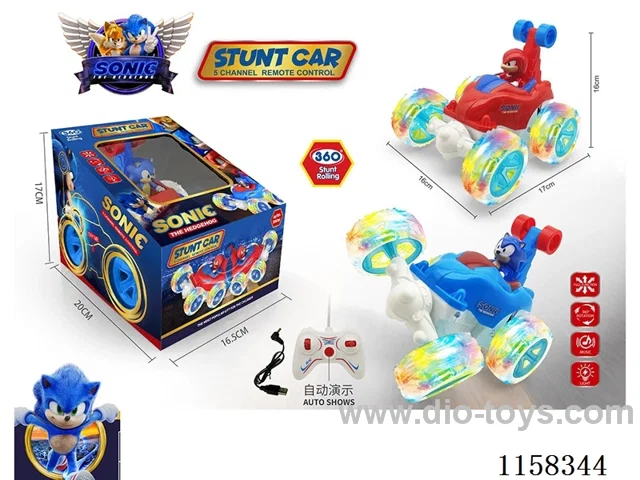 5ch Sonic with doll + auto demo stunt dump car