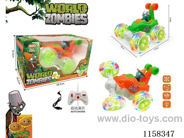 5ch Zombies with doll + auto demo stunt dump car