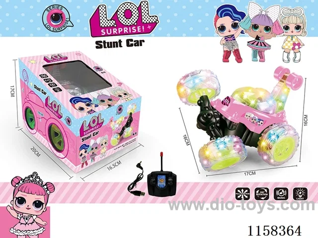 RC Stunt Car Includes 3.7V Lithium Ion Battery - USB Charging