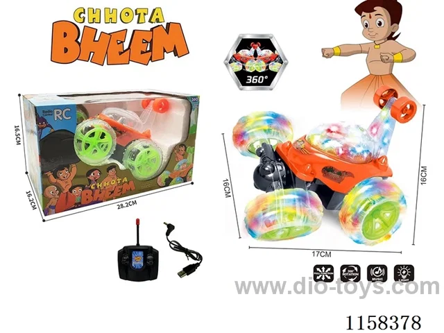 RC Stunt Car Includes 3.7V Lithium Ion Battery - USB Charging