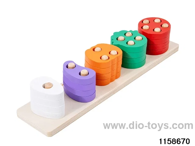 Wooden building blocks