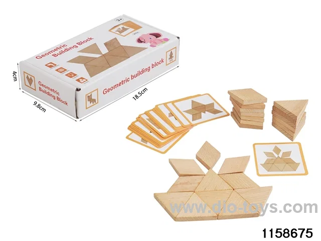 Wooden building blocks