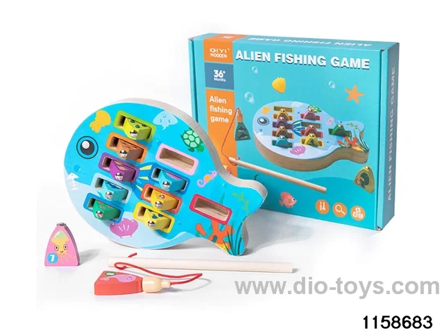Wooden Fishing Game