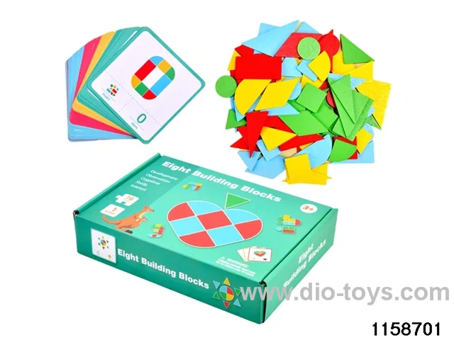 Wooden Geometric Puzzle (76 pcs)