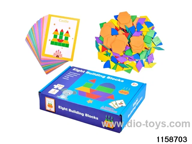 Wooden Geometric Puzzle (144 pcs)