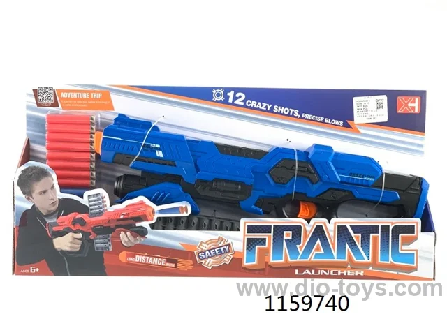 soft bullet gun toys in display box