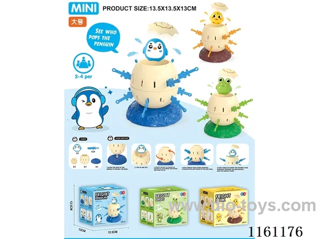 Large Pirate Egg Game Penguin / Frog / Duck 3 Mixed Pack