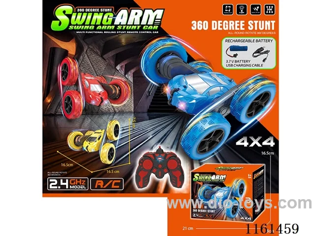 2.4G rc stunt car included battery