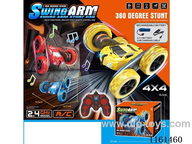 2.4G rc stunt car included battery with music