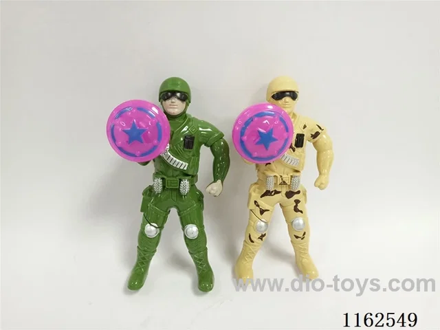 Hand-pressure dual flash light Captain America