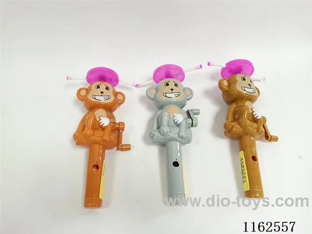 Hand Crank Colourful Monkey