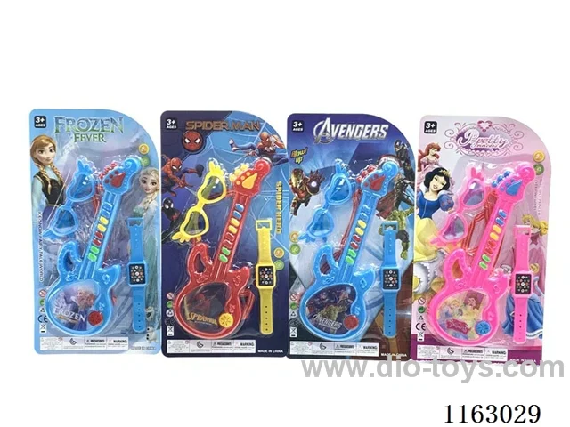 3D change figure music guitar 4 mixed