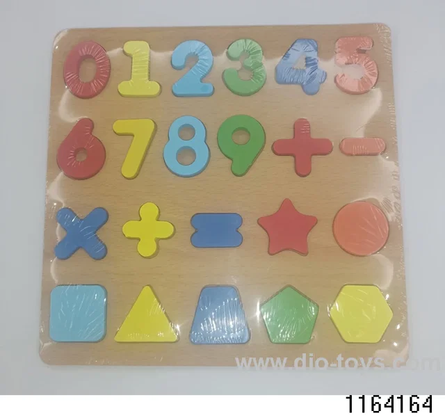 Wooden Numbers and Shape Awareness