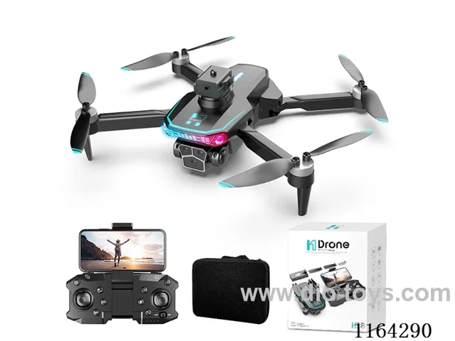 RC quadcopter with brushless + optical flow + dual shot + steering gear