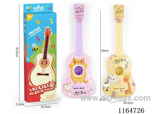 Deer cartoon guitar