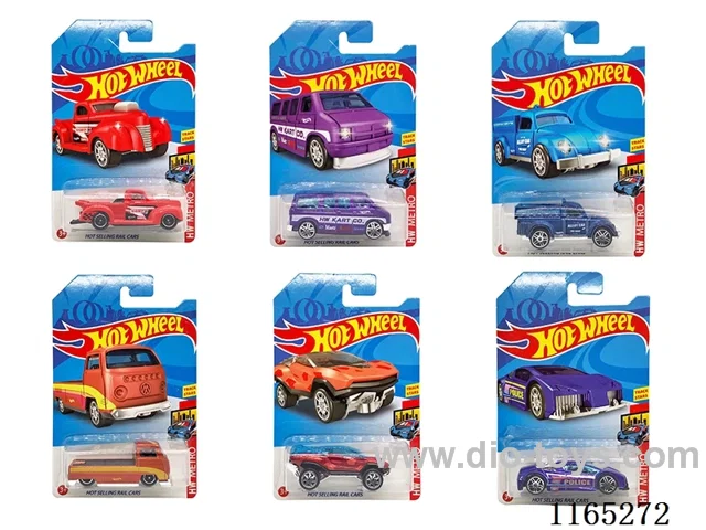 6 types of 1:64 Alloy Cars