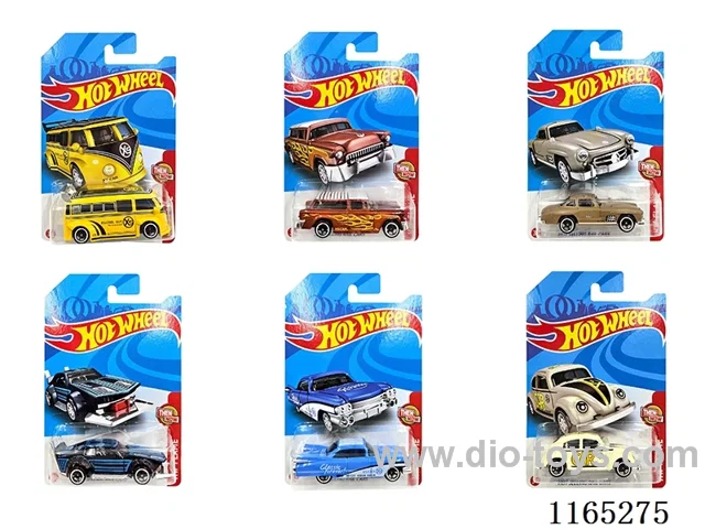 6 types of 1:64 Alloy Cars