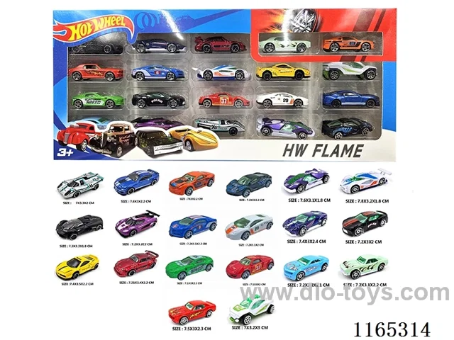 1:64 Alloy Cars 20pcs