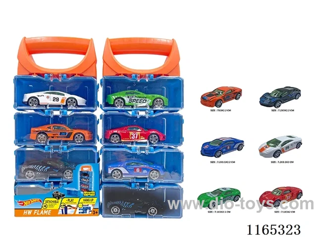 Alloy Car DIY Carrying Case 4pcs