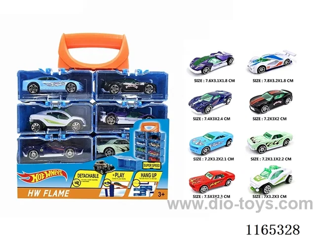 Alloy Car DIY Carrying Case 8pcs