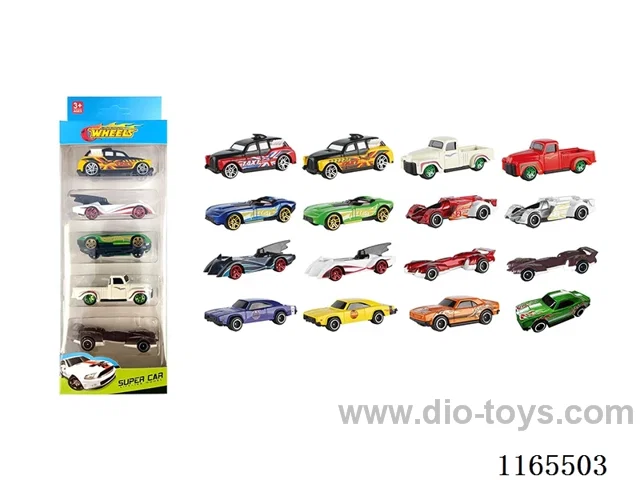 1:64 5PCS free wheel alloy car 8PCS