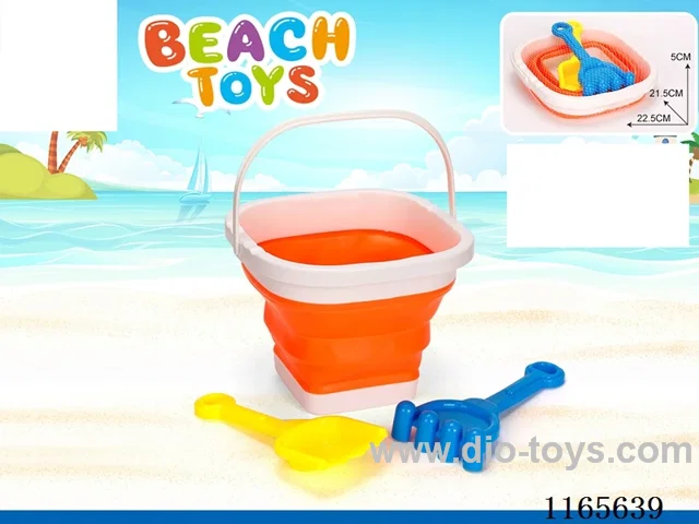 Square Folding Pail 3 PCS