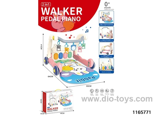 2-in-1 Pedal Piano Walker